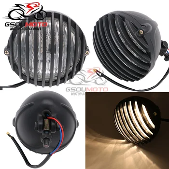 

Motorcycle Accessories 10MM Front Fog Lamp Vintage Grill Head Light Assembly For Dragstar V-star XVS 400 650 1100 DS 650 DS1100