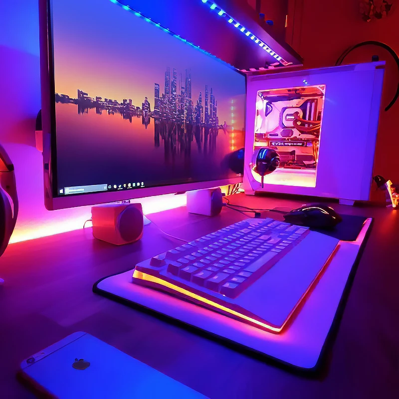 LED Strip Ambient Light TV Kit for Computer Desktop PC Screen Backlight USB POWER WS2812 Flexible Neon Decoration |
