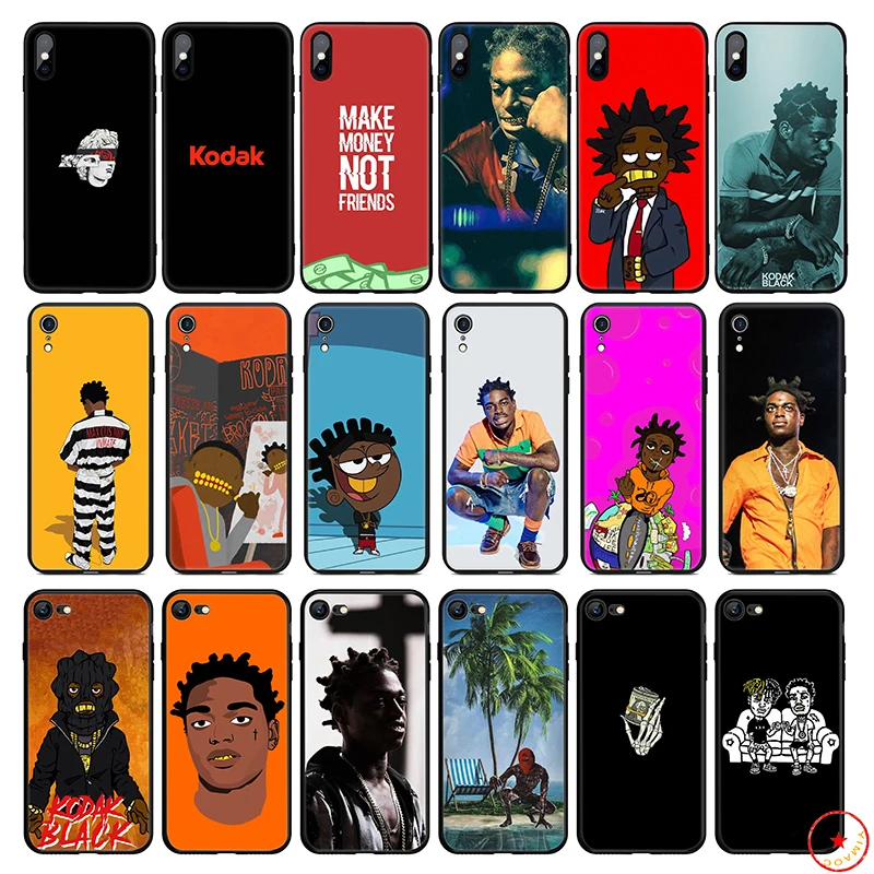 Мягкий силиконовый чехол для телефона Kodak Black Rapper iPhone 11 Pro Xs Max X или 10 8 7 6S Plus 5 5S SE Xr 6