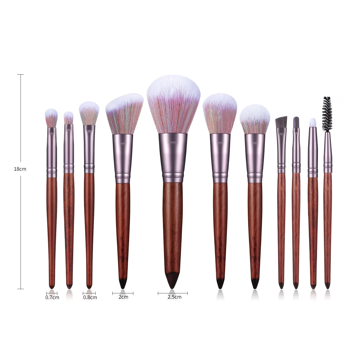 Make Up Brushes 11pcs/set Foundation Concealer Eyeshadow Lip Blush Makeup Brushes Cosmetic Makeup Tool