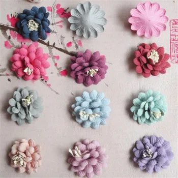 

48Pcs Korean Fake Chrysanthemum Flower Head Dia.1.57" Simulation Little Daisy for Wedding Home Decorative Artificial Flowers