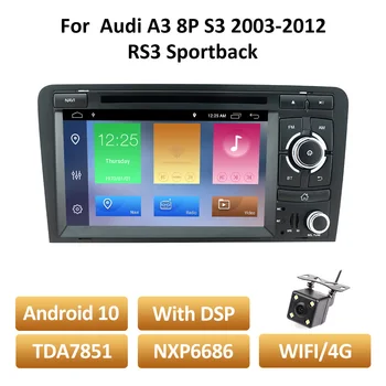 

Android DVD Car Radio For Audi A3 8P 2003-2012 S3 2006-2012 RS3 2011 Multimedia 2din Stereo Audio Autoradio Naviation GPS 2 Din