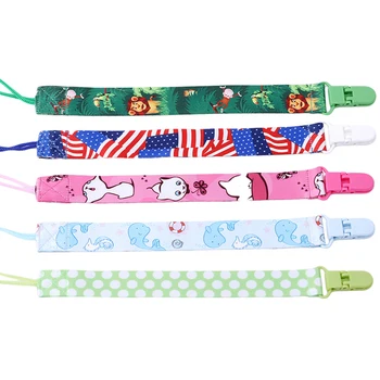 

Baby Pacifier Clip Chain Infant Feeding Print Soother Chain Chupetas Nursing Nipple Holder Dummy Pacifier Clips Soother Holder