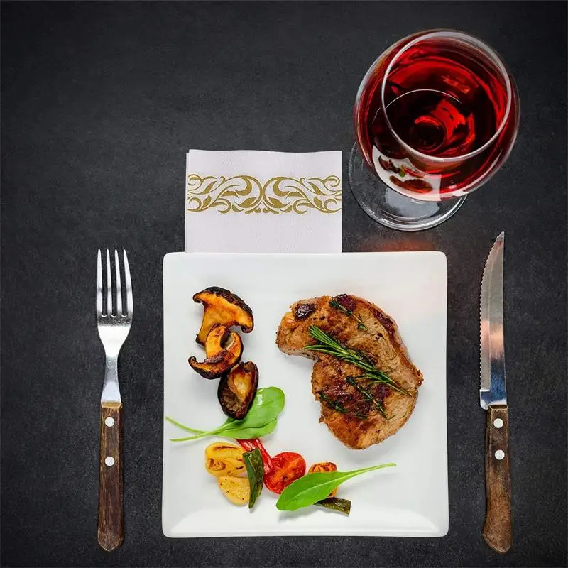 Soft and Absorbent Linen-Feel Paper Hand Towels  (11)