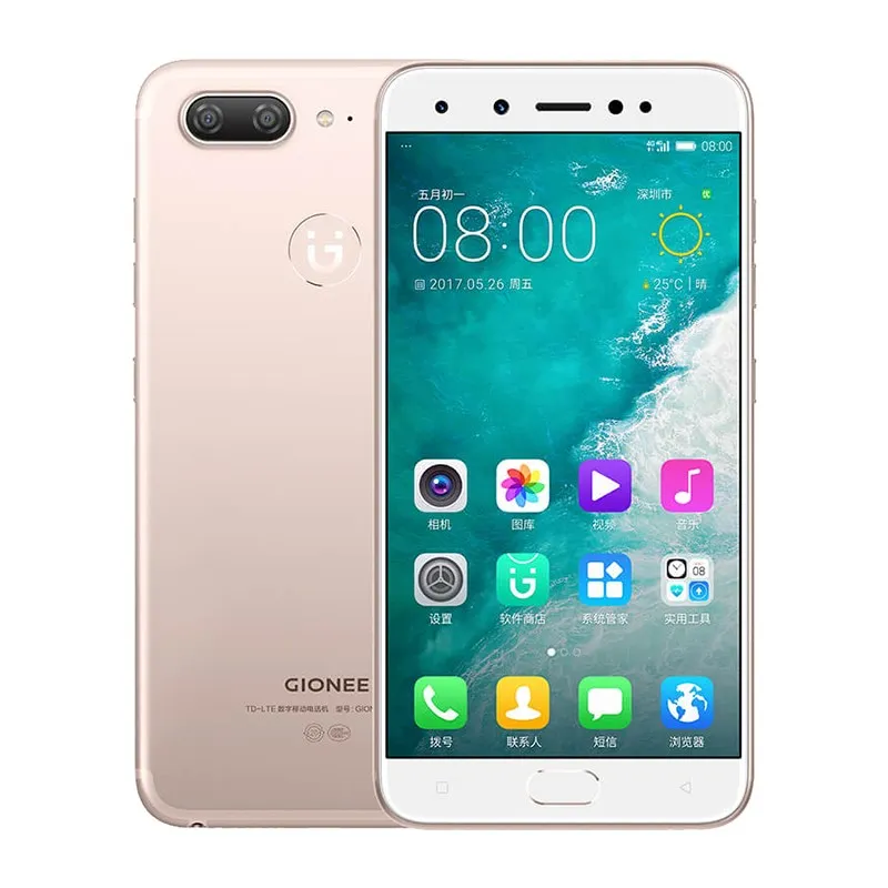 Gionee S10 4G LTE Смартфон Android 7,0 Helio P25 5," ips 1920x1080 6 Гб ram 64 Гб rom 20,0 МП 4 камера отпечаток пальца