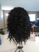 Mechones de pelo humano Remy con Perla Negra y ondas profundas, mechones de 30 pulgadas con cierre, 3 mechones