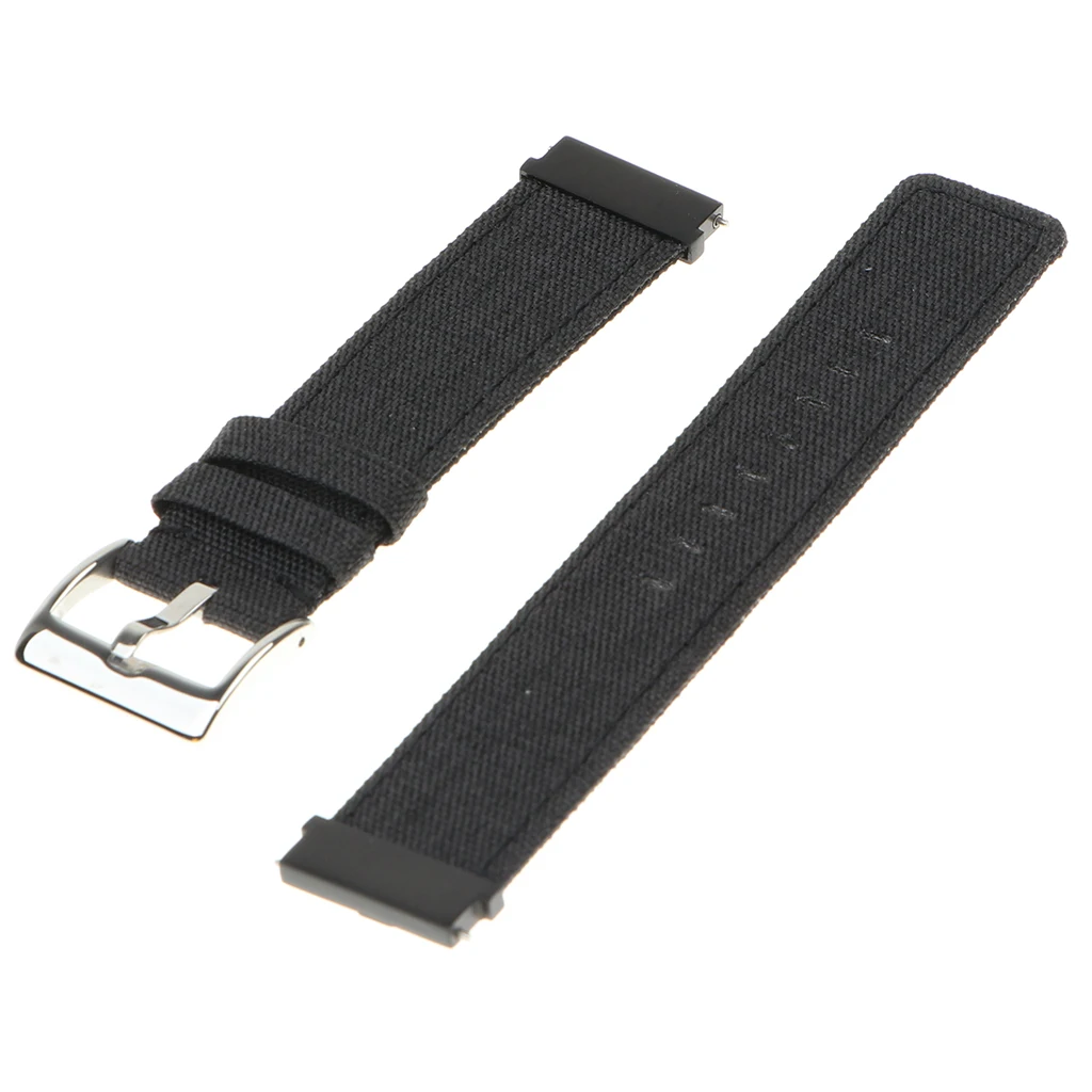20mm Canvas Strap Band For Amazfit Bip Ticwatch 2 Bracelet Strap For Huawei Watch 2 Bracelet Watch Accessories Loop 2019 New