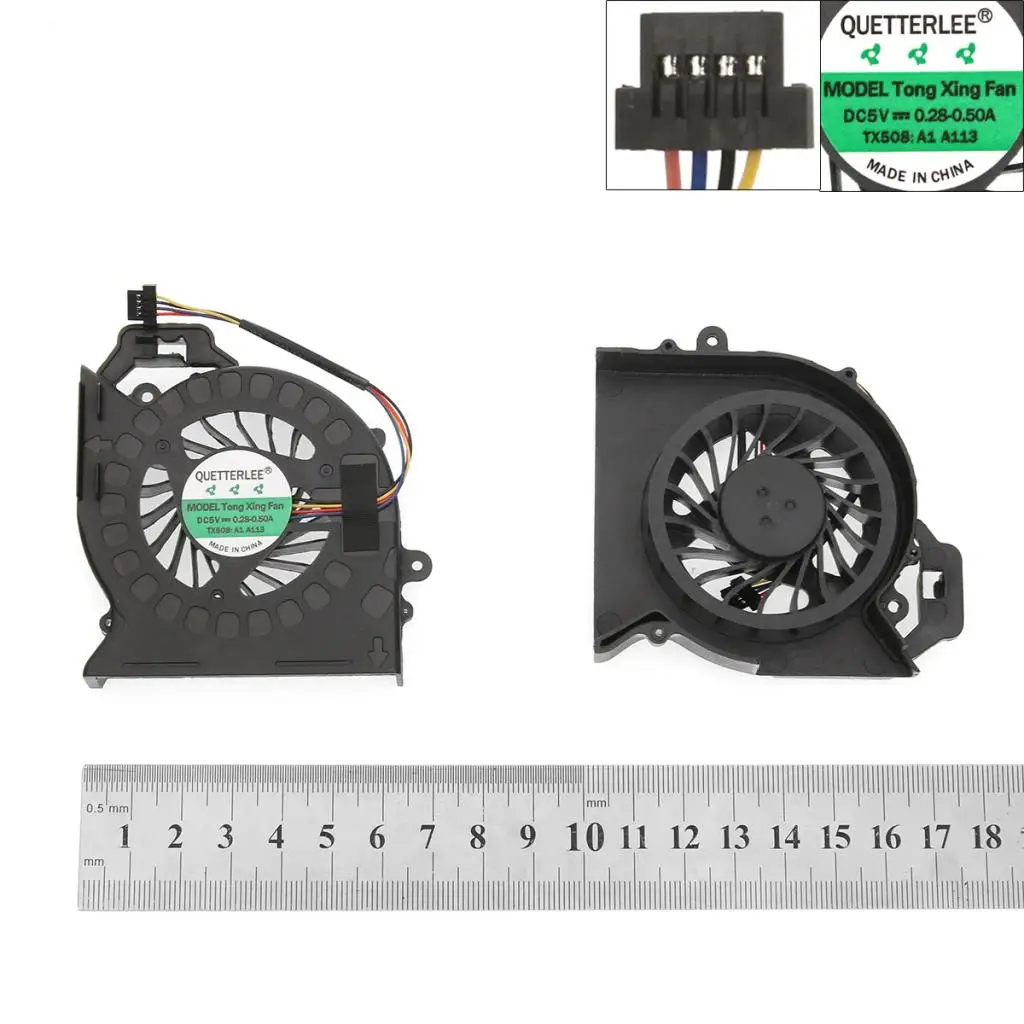Replacement CPU Cooling Fan For HP Pavilion DV6-6000, DV7-6000 Series 4 Wires