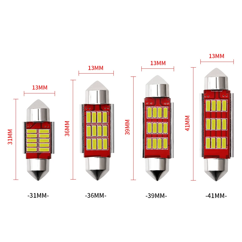 10  4014 Ĩ Canbus C5W C10W Led  31mm 36mm 39mm 41mm ڵ   ׸    6000K  