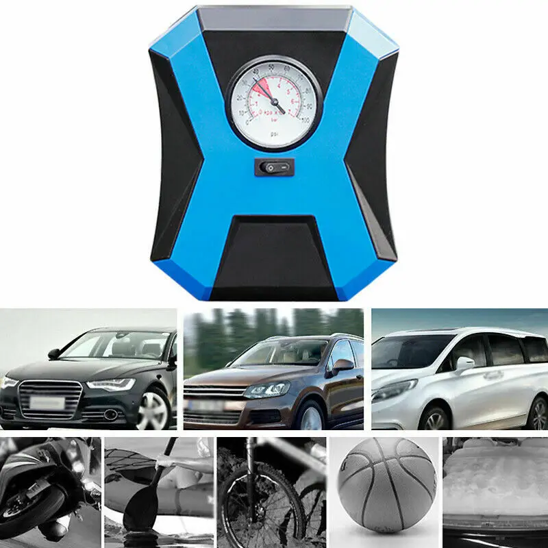 12V быстро шин авто Электрический автоматический воздушный компрессор насос Портативный 100PSI