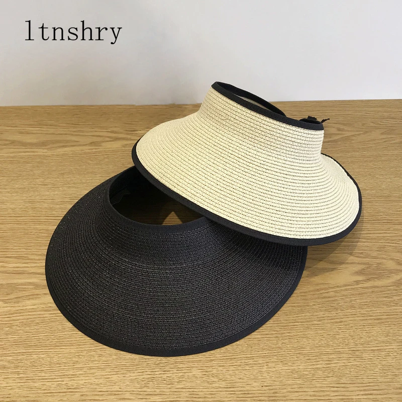 Летняя модная шляпа от солнца с бантом Женская Повседневная дорожная