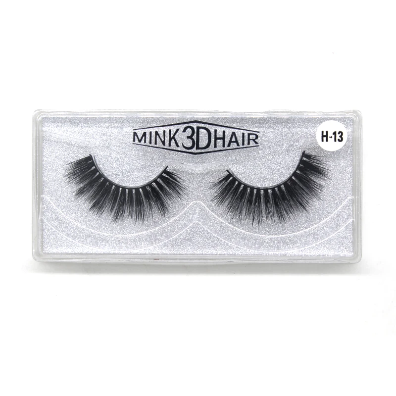 30 Pairs of H13 30 pairs mink eyelashes 3d natural mink wholesale lashes 3D Cruelty-Free Handmade 30-Pairs mink eyelashes wholesale h13-h24 - Цвет: 30 Pairs of H13