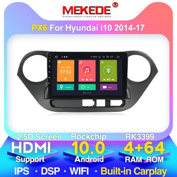 

MEKEDE 1024X600 HD 4G LTE Android 10 For HYUNDAI i10 2014 2015 2016 2017 Multimedia Stereo Car DVD Player Navigation GPS Radio