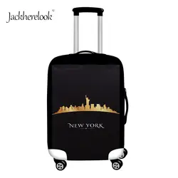 Jackhereluk, дизайнерский Дорожный чемодан в стиле Парижа, защитный чехол с изображением Эйфелевой башни, подходит для 18-30 дюймов, чемодан, багаж