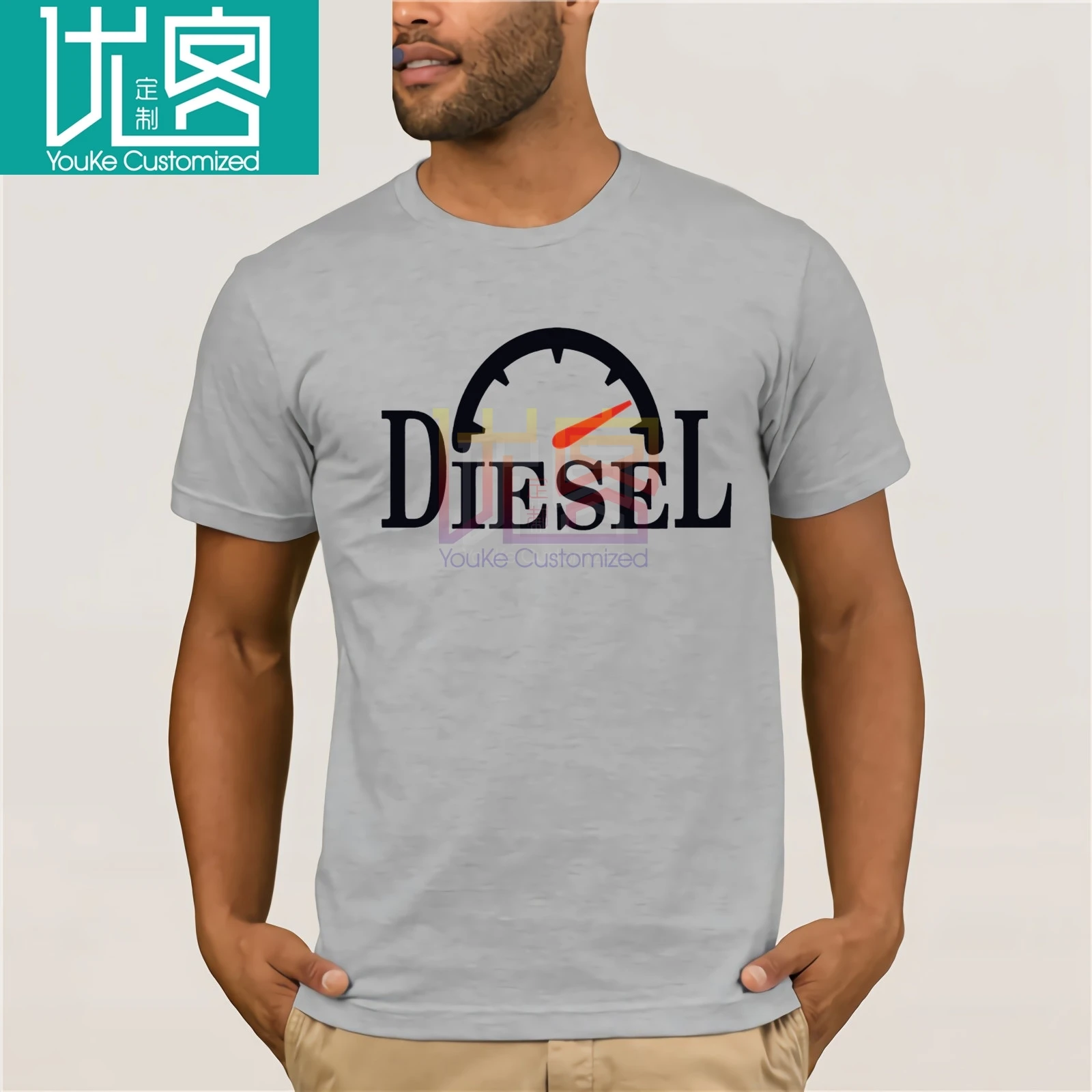 

Men s Diesel fanatic t shirt Custom Short Sleeve O Neck Normal Sunlight Building Summer Style top t shirt T shirt