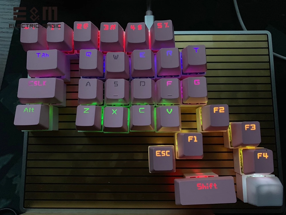DK6 мини NKRO клавиатура Горячая замена Магнитный макро ключ Программируемый RGB подсветка механическая клавиатура Cherry MX Kaih коробка переключатель