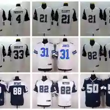 Stitiched, Dallas s DAK PRESCOTT Tony Romo Ezekiel Elliot Emmitt Smith Jason Witten Elite для мужчин Джерси
