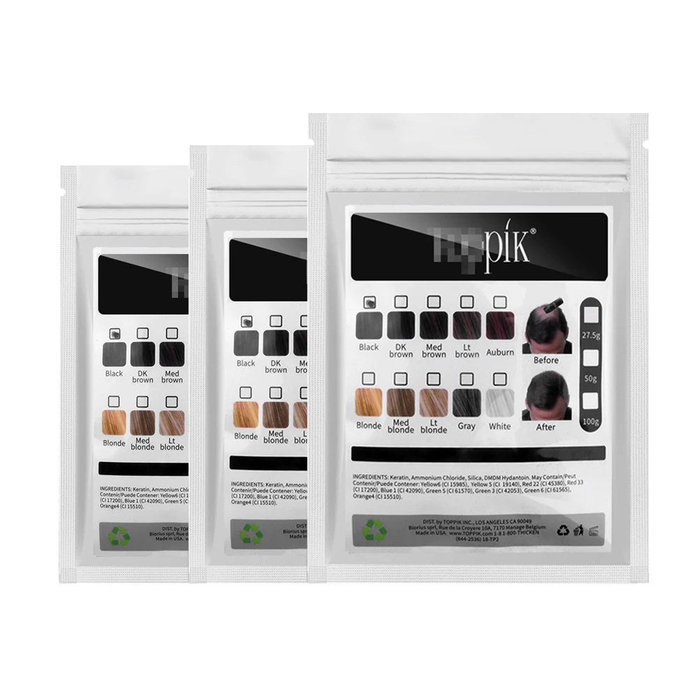 Polvo de reconstrucción de fibras capilares, producto para el cuidado del cabello, recarga de queratina 27,5g, 4 colores, instantáneo