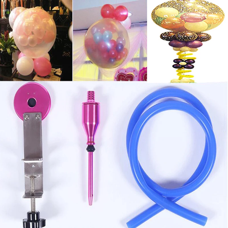 Machine de remplissage de ballons, machine d'emballage de cadeaux avec  pompe à ballon électrique pour jouets en peluche, bouquets de roses,  extenseur