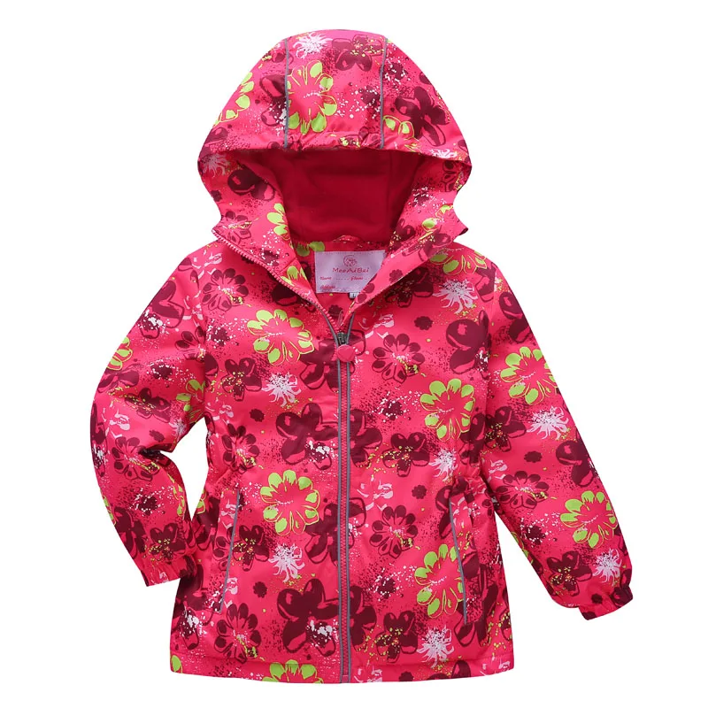 Waterproof Girls Jackets 2021 Spring Kids Girl Outerwear Windproof Hoodie Sport For Children's Polar Fleece Warm Coats | Детская
