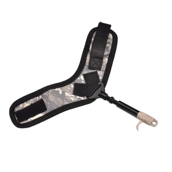 

ELOS-360 Degree Adjustable Wrist Strap Camouflage Canvas Compound Bow Release Designed for Left Right Hand Fit Youth to Adult Ar