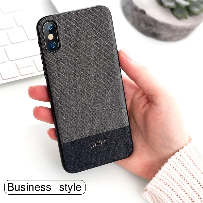 Крышка корпуса ля iPhone x ткань для iPhone X задняя крышка чехол Бизнес темный цвет для iPhone x ручной работы джентльмен iPX чехол