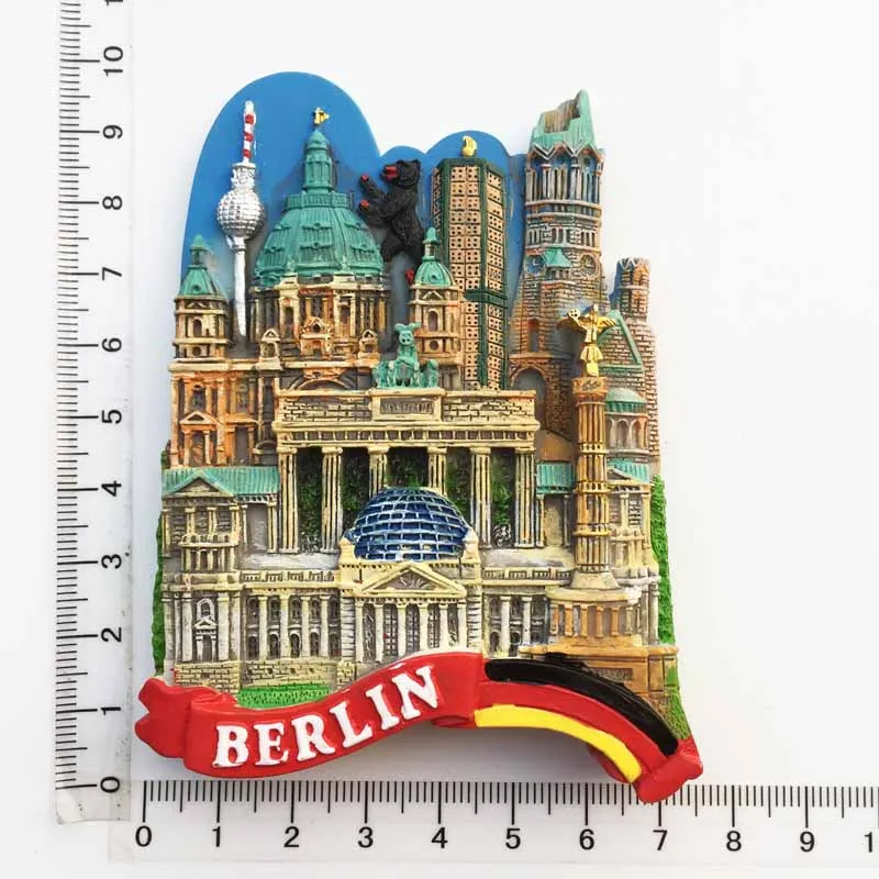 Aimant Frigo Souvenir Oktoberfest Munich Allemagne - Décoration Maison Main Peint - 6,7x5 Cm - Cadeau Touristique