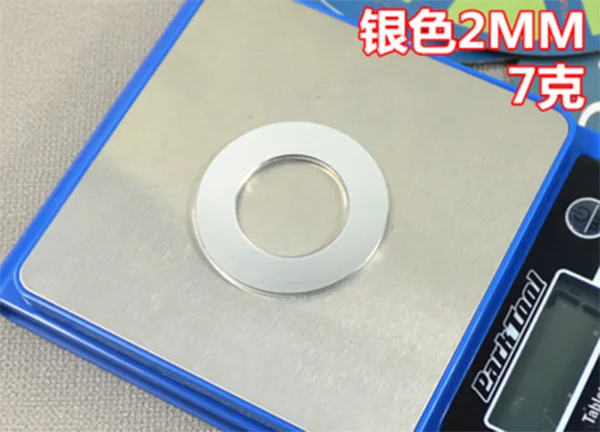 silver 2mm SILVEROCK сплав для велосипедной гарнитуры 2 мм 3 мм 5 мм 12 мм для Fnhon JAVA складной велосипед 44 мм Запчасти для велосипедной гарнитуры - Цвет: silver 2mm