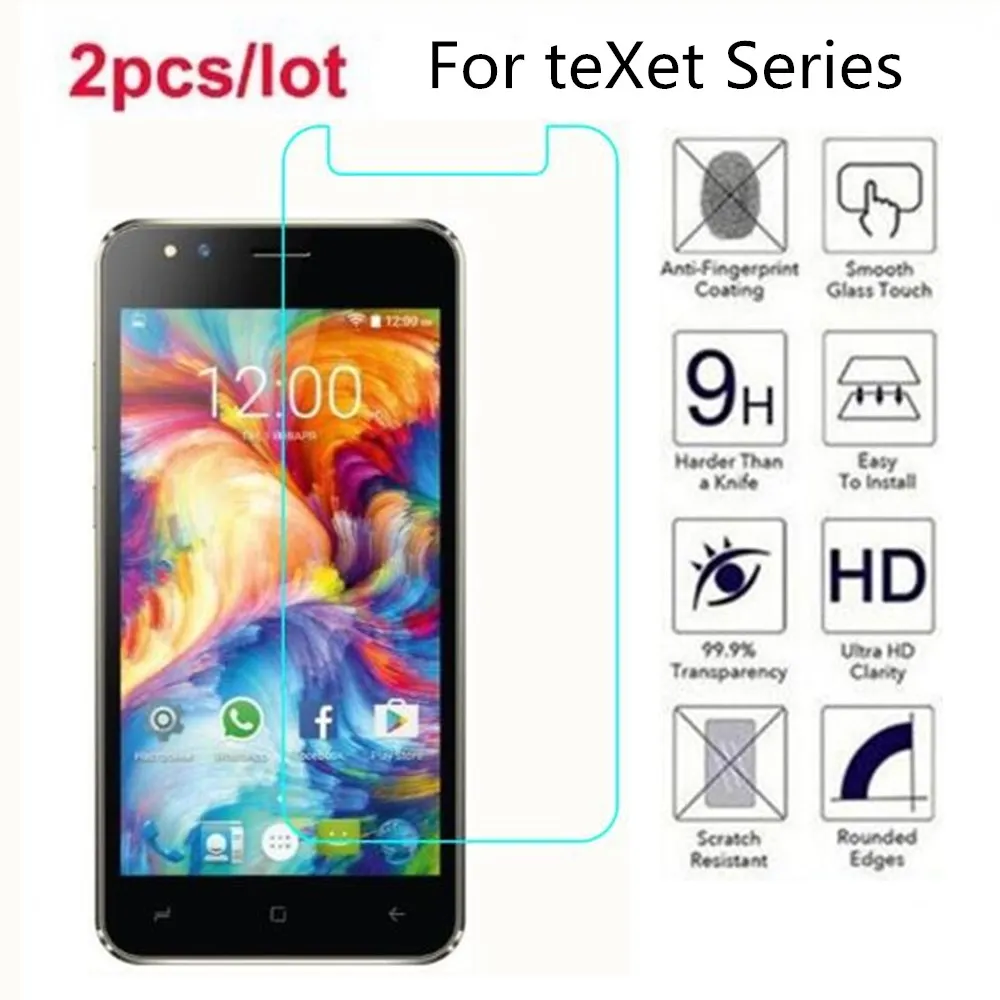 Tempered Glass For teXet TM-5070 2.5D Premium Screen Protector Film On TM-5073 5074 5075 5076 5077 | Мобильные телефоны и