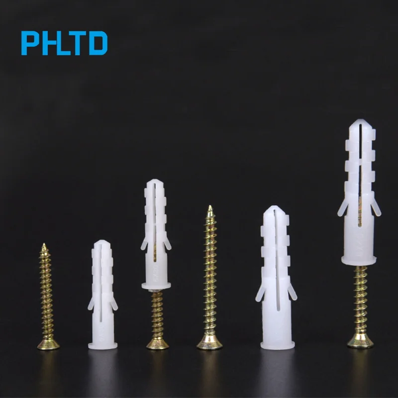 

Evert Plastic Expansion Pipe Expansion Screw Wall Plug Expansion Bolt Rubber Plug Lengthen Expansion Anchor Bolt