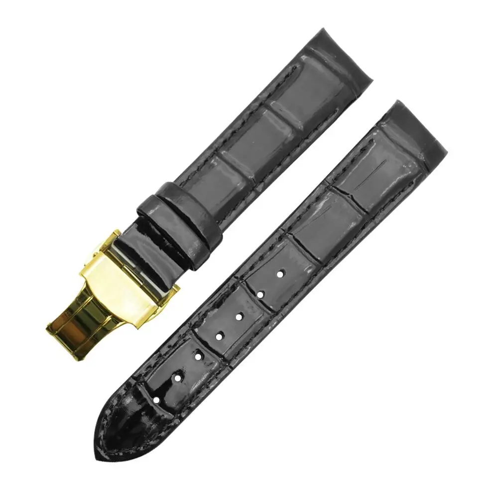 18mm Patent Leather Ladies Watch Strap for Tissot Watch Bands 1853 Woman Bracelets Clock Female Belts for Couturier T035210 207