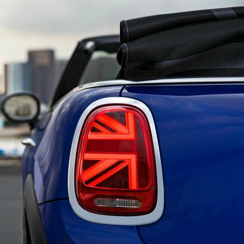 red Автомобиль для 2007- Mini F56 cooper головной светильник s для F56 все светодиодный головной фонарь Angel eye светодиодный DRL передний светильник Би-светодиодный объектив динамический поворот - Цвет: red
