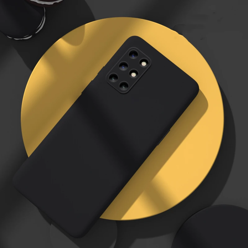 

Liquid Silicone Bumper For OnePlus 8T Case For OnePlus 8T 7T 8 Pro Nord Cover Original TPU Protective Phone Case For OnePlus 8T