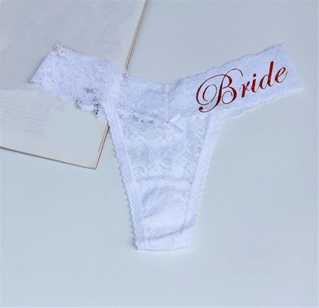 Bride Underwear Personalized, Bride Bridesmaid Underwear