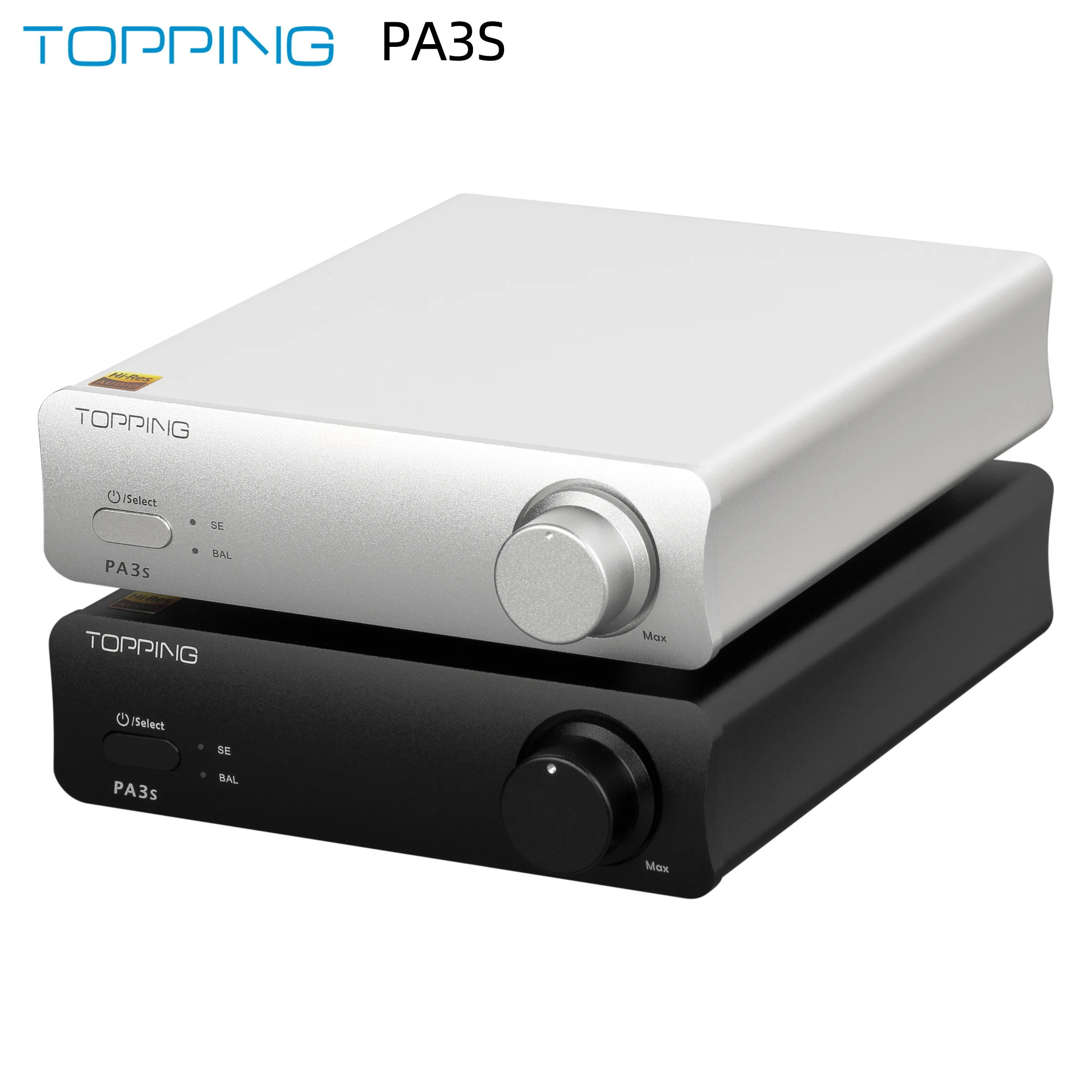 

TOPPING PA3S Power Amplifier 2xMA12070 Fully Balanced Class D Amplifier 80W*2 Hifi Music AMP