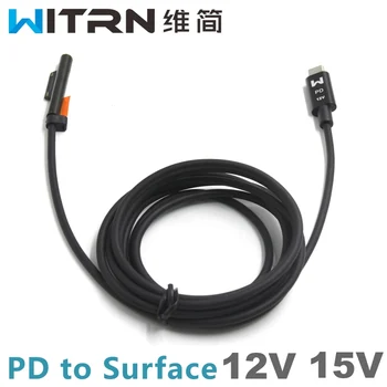 

Surface charging line typec to Microsoft PD fast charging line notebook Surface Pro3 Pro