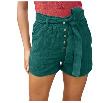 

Corduroy Shorts 2020 Spring Summer Female Fashion Wild Loose Casual Wide Leg Shorts Pantaloncini da donna Shorts de mujer