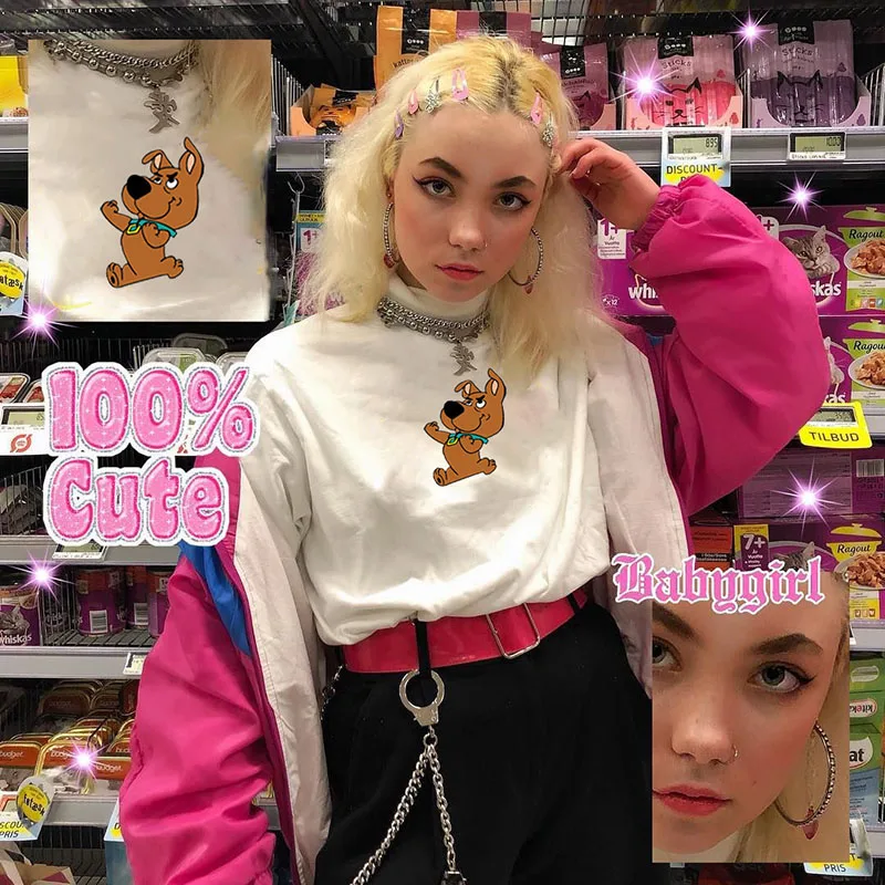 New Harajuku Rock Female Tshirt AC Band Print Short Sleeve Tops & Tees Fashion Casual T Shirt Women Clothing T-Shirt