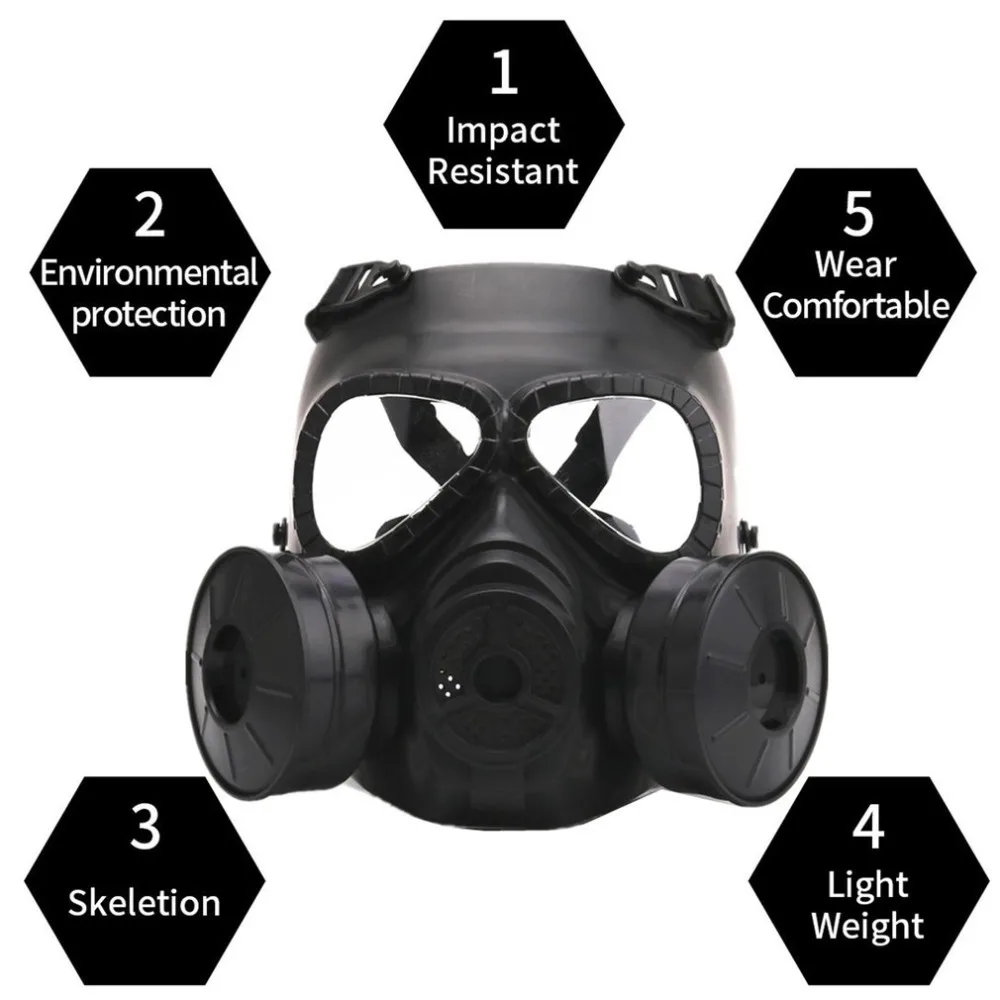 

Gas Mask Breathing Mask Creative Stage Performance Prop for CS Field Equipment Cosplay Protection Halloween Evil