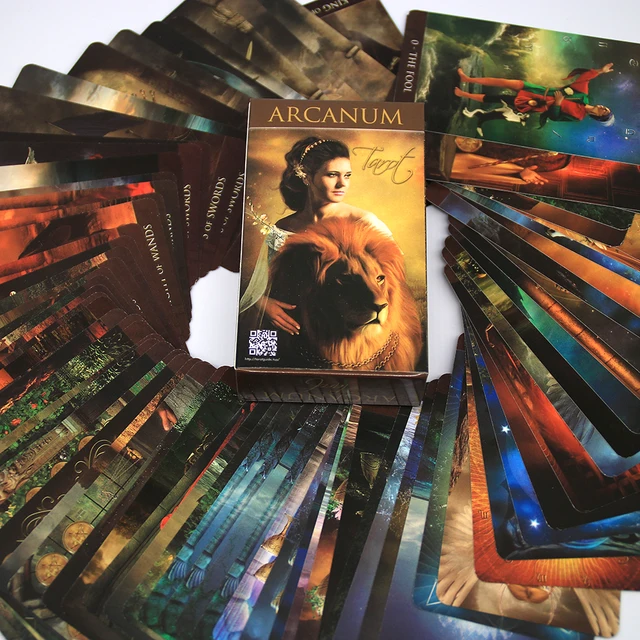 Arcanum Tarot Cards Mystical insights await within the stunning imagery of the Arcanum Tarot Deck 78 Cards 6