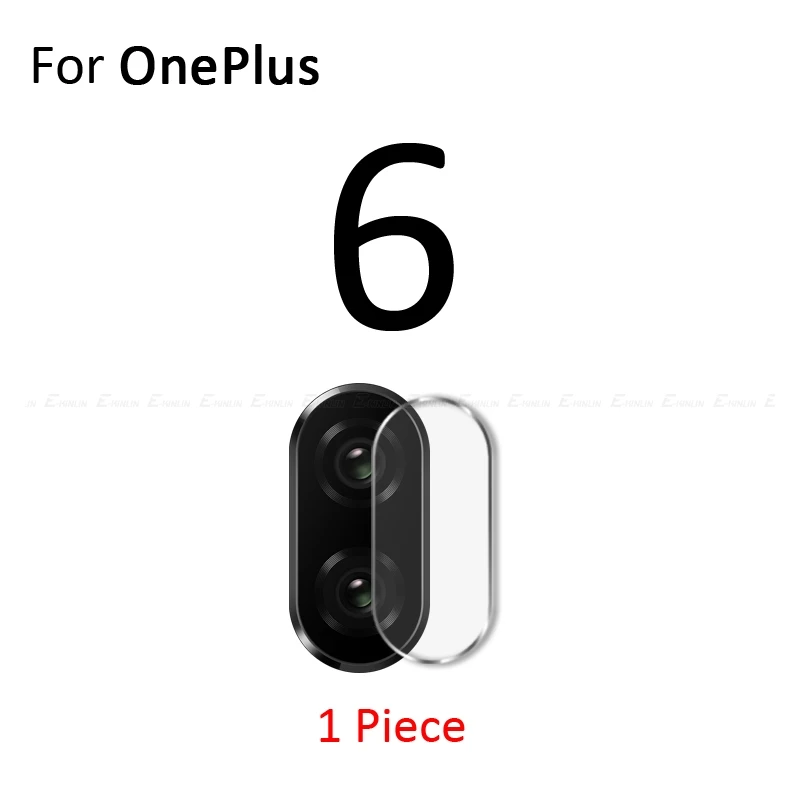 For OnePlus 6 Прозрачная защитная пленка для задней камеры из закаленного стекла для One Plus OnePlus 7 7T Pro 5G 6T 5 2 3T 3 X A6010 - Цвет: For OnePlus 6