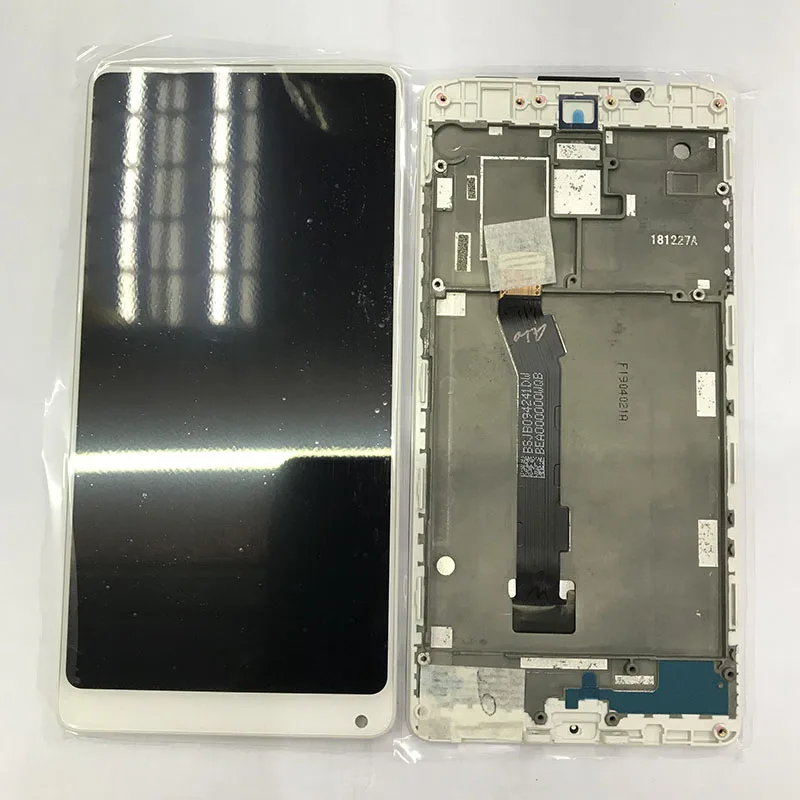 

Original For 5.99" Xiaomi MI MiX 2 Full Ceramic Unibody Version Axisinternational LCD Screen Display+Touch Panel Digitizer Frame