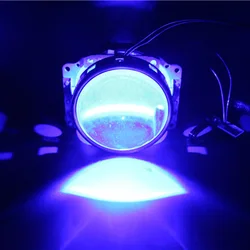 Multicolor LED Devil Eyes for Custom Headlight Retrofit (Blue)