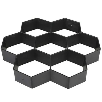 

Hot Garden Paving Mould DIY Concrete Mold Mould Floor Tile DIY Paving Mould 2 Pack