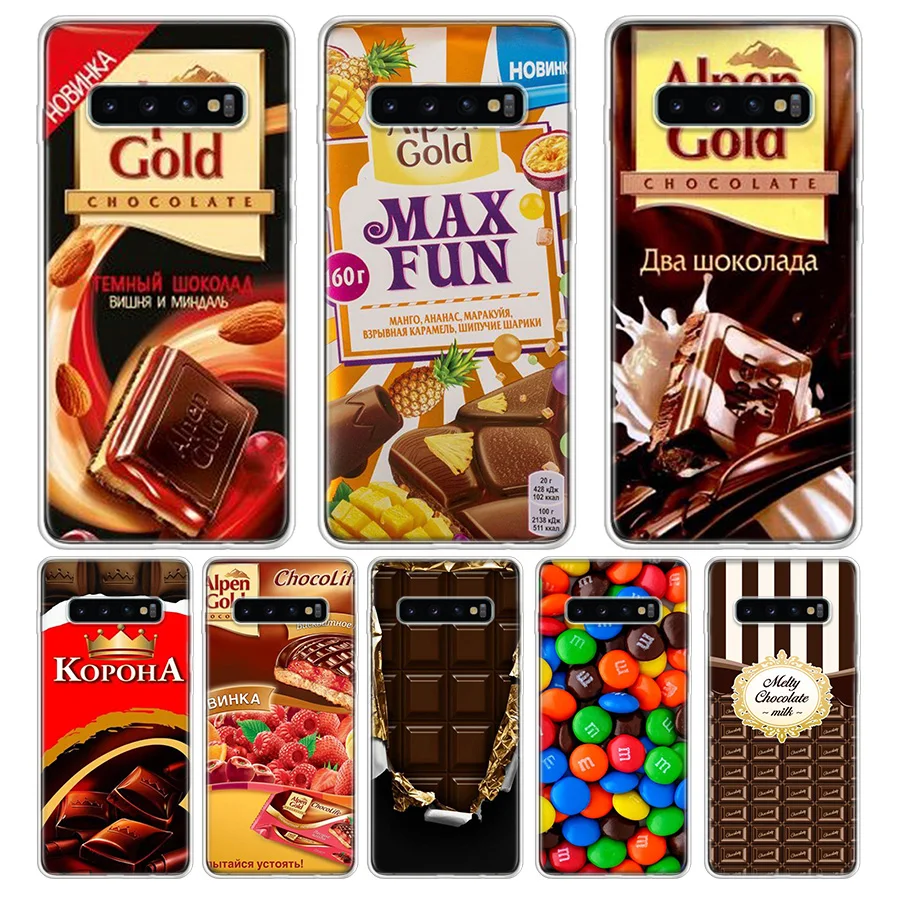 

Funny Chocolate Russian Phone Case For Samsung Galaxy A70 A50 A30 M40 M30 M20 A60 A40 A20 A10 M10 Phone Cover