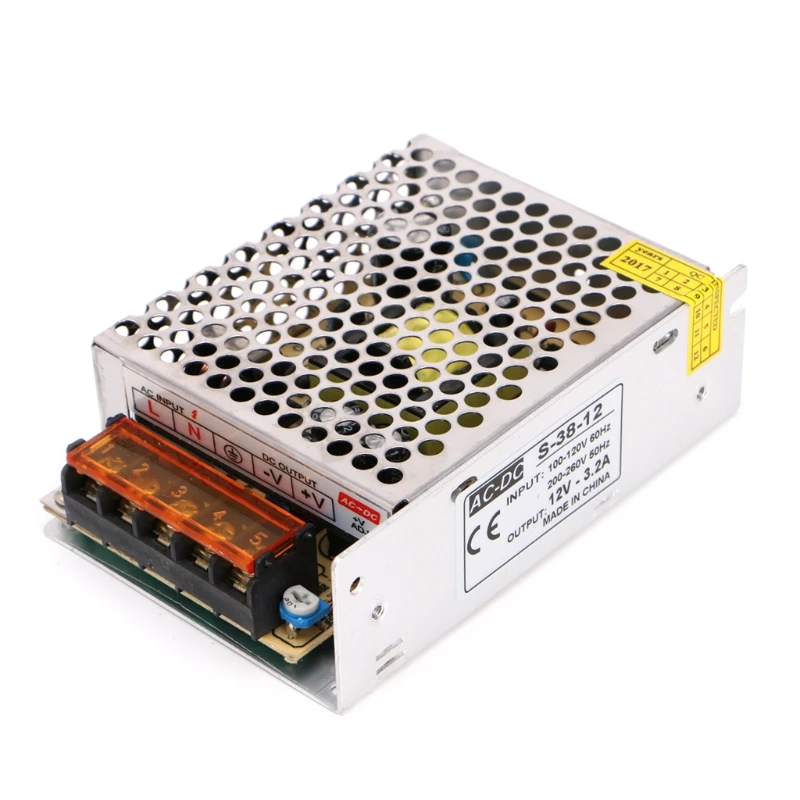 AC 100-220V к DC 12V 3.2A переключатель питания Драйвер адаптер светодиодный светильник