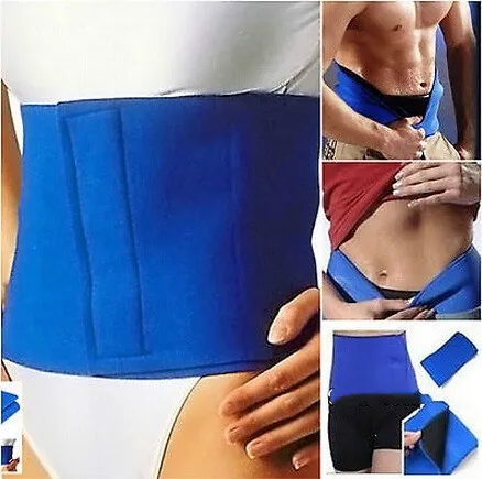 

100cm x 20cm Exercise Waist Fat Slimming Sweat Belt Body Wrap Sauna Neoprene Elastic Weight Reducing Waistband