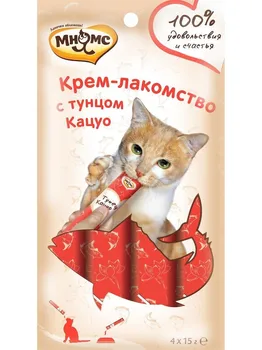 

Мнямс Cream-dainty for cats with тунцом Кацуо 15G x 4 PCs (48)
