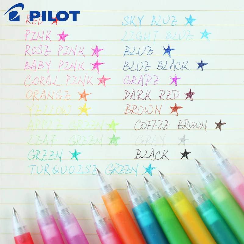 1 шт. ручка Pilot Juice гелевая LJU 10UF 0 38 мм 24 цвета учётная запись для школы офиса письма