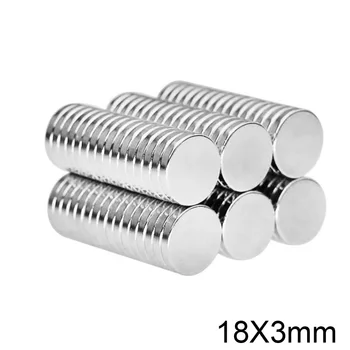 

10~150pcs 18x3 mm Neodymium Disc Magnet 18mmx3mm Permanent Magnetic 18x3mm Bulk Small Round Magnets Dia 18*3 mm circular18